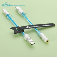 Câble casque audio USB Type C vers 3.5mm CX31993 Chip CX-Pro DAC Amplificateur SNR128dB 32b/384kHz pour appel téléphonique Android Windows