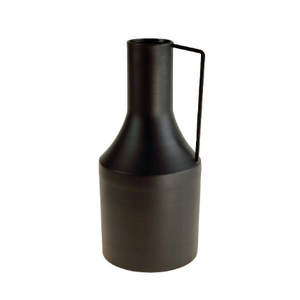 Vase à fleurs en fer enduit de poudre noire d'intérieur extérieur pour la décoration de fête de mariage et de maison Vase de table pour le salon - Product Image 6