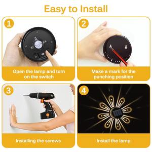 Luces Solares Decorativas para Cercas, Exteriores, Jardín, Impermeables, con Diseño de Flor de Ciruelo, para Escaleras, Paredes y Patios - Product Image 5