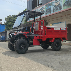 Volt Power cinque <span class=keywords><strong>ruote</strong></span> Lifan 300cc raffreddato ad acqua Semi cabina motore motore Cargo a benzina triciclo - Product Image 5