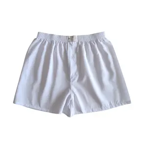 Wholesale custom mens briefs and boxers short white blank boxers mid-rise 3 in 1 elastic waist boxers for men high quality