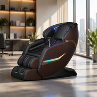Fauteuil de massage électrique pliable en cuir PU, réglable, avec rail SL, corps entier 3D, zéro gravité, portable, pour usage domestique - Ventes directes usine