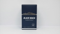 Complément alimentaire Yuyu Healthcare Black Maca en comprimés, extrait d'ail - Maca péruvienne de qualité supérieure pour la vitalité et la résistance des hommes adultes