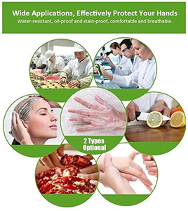 OEM/ODM Medium Thickness <b>Disposable</b> PE Hand <b>Gloves</b> Safety Kitchen Resistant Transparent Food Wholesale for Household - Product Image 5