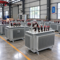 Transformateur de distribution triphasé immergé dans l'huile certifié CE IEC60076 11kV/380V, faible bruit, 50kVA 100kVA 160kVA 250kVA 300kVA