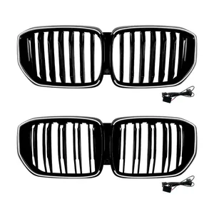 For G05 LCI 2023-2026 Car Front Bumper Kidney Grille With <b>LED</b> <b>Light</b> Racing <b>Cover</b> Trim Auto Accessories Exterior - Product Image 6