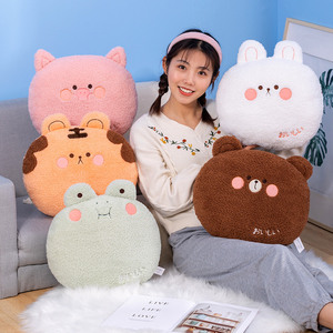 Almohada de felpa de oso súper suave, peluche de conejo, oso de peluche, Rana, adorable oso de peluche, Tigre, escuchar cerdo, cojín para sofá - Product Image 3