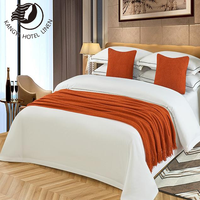 Coussin décoratif pour lit d'hôtel, coussin en polyester doux pour canapé