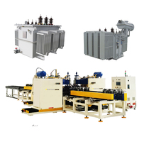 Transformateur de distribution électrique immergé dans l'huile triphasé 20MVA Transformateur MV HV Ligne de production automatique pour dissipateurs de chaleur