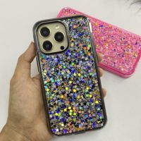Coque de téléphone en sable mouvant d'amérique du sud pour Tecno Camon 18i/Pova neo Epoxy pailleté