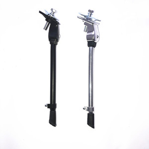 Béquille de vélo en acier noir et argent, support central pour VTT, support de stationnement - Product Image 4