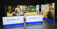 Stand d'exposition modulaire portable pour salon professionnel, présentoir de produits pour événement marketing