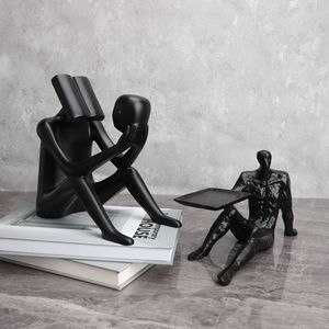 Soul Reader Creative Résine Personnage Ornement Maison Bureau <span class=keywords><strong>Chambre</strong></span> Doux Décoration Ornement - Product Image 1