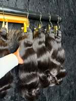 Cheveux humains 100% naturels du Vietnam, mèches de cheveux bruts bouclés birmans, meilleure qualité, prix d'usine en gros