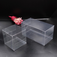 Boîte en plastique transparente de qualité alimentaire 11 13 15x15x15 18cm, boîte en plastique PVC, emballage en plastique, peut être personnalisée, fabricant de boîtes à gâteaux