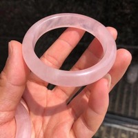 Bracelets en Quartz Rose Naturel et Jade pour Femme