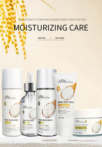 SET Perawatan Kulit Ekstrak Beras 5Pcs DR.ROSEVA Krim Wajah Toner Serum Pembersih Melembapkan Mengurangi Garis Halus Mencerahkan Warna Kulit - Product Image 4