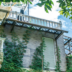 SK-A02 pare-soleil extérieur Étanche En Aluminium Auvent Polycarbonate Auvent Toit En Plastique Pluie Porte <span class=keywords><strong>Couverture</strong></span> - Product Image 4