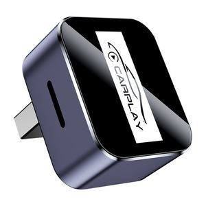 Gunmetal Gray 2 in 1 USB Wireless Carplay Android Auto Carplay Dongle USB Port Carplay <b>Adapter</b> for IOS Android System - Product Image 1