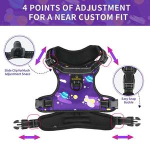 MASBRILL-Arnés para perros, chaleco reflectante con asa, sin estrangulamiento, suave y acolchado, para perros pequeños, medianos y grandes - Product Image 5