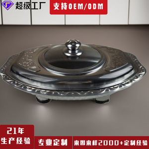 เตาสแตนเลสรูปปลาพร้อมฝาปิด สำหรับบุฟเฟ่ต์โรงแรม ใช้กลางแจ้ง รุ่น ML-220 - Product Image 3