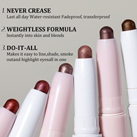 Oem Single Creamy Shimmer Eye Shadow Stick Pencil High Pigment Glitter Eyeshadow Sultry Multichrome Eyeshadow Pen