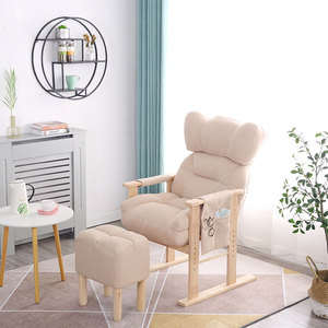 Poltrona <span class=keywords><strong>a</strong></span> <span class=keywords><strong>Dondolo</strong></span> <span class=keywords><strong>per</strong></span> Gravidanza e Allattamento con Base in Legno, 7 Posizioni, <span class=keywords><strong>per</strong></span> Casa, Ufficio e Soggiorno - Product Image 4