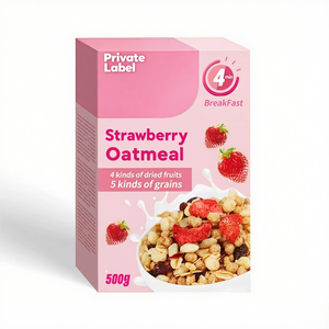 กล่องบรรจุอาหารสำหรับสัตว์เลี้ยงทำจากกระดาษแข็งสำหรับใส่อาหารโจ๊กข้าวโอ๊ตบดสำเร็จรูปสำหรับอาหารเช้าโลโก้ซีเรียลออกแบบได้ตามต้องการ - Product Image 6