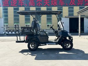 Chariot de golf électrique mobile pour la vente de nourriture et de boissons, avec compartiment de rangement, 4 roues, léger, facile à déplacer, usage commercial, CE - Product Image 2