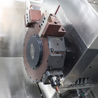 Tour CNC à lit incliné modèle TCK56 avec fonctions combinées de fraisage, taraudage et perçage