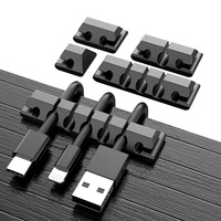 Kit de gestion de câbles en plastique en gros, 276 pièces, support, crochet, organisateur de câbles, clips, porte-câbles, gaine de câble, fermeture éclair pour TV, bureau, voiture