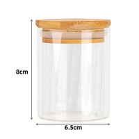 Lot de 16 pots à épices en verre avec couvercles en bambou, contenants personnalisés pour bonbons, fruits à coque, herbes et aliments secs