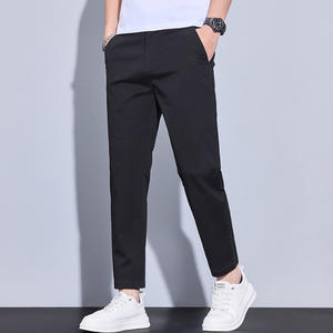 Pantalons décontractés d'été pour hommes, pantalons capri, pantalons de <span class=keywords><strong>costume</strong></span> slim stretch à séchage rapide - Product Image 3