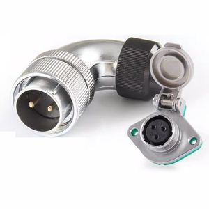 Conector de Aviación WS24 Serie TC/ZG |   Conector Rectangular Macho y Hembra |   Conector de Cable con Prensaestopas para Cableado de Mangueras Plásticas - Product Image 1