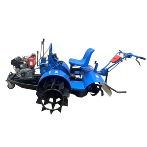 Motoculteur pour rizières et zones humides avec moteur, cultivateur flottant polyvalent - Product Image 2