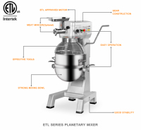 Mixeur planétaire en spirale, pour la cuisson des œufs et de la pâte, batteur, w, appareil de pâtisserie, broyeur électrique pour gâteaux