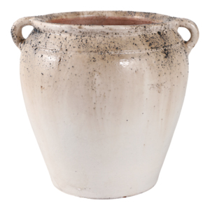 Vaso in terracotta rustico testurizzato con manici per decorare soggiorno, camera da letto e ufficio - Product Image 4