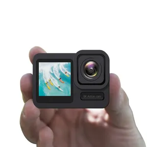 8K 6K 30FPS 10M vücut su geçirmez çift renkli dokunmatik ekran WIFI dijital eylem spor kamera