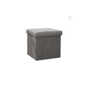 Wholesale Modern Square Foot Stool Foldable Living Room <strong>Storage</strong> Ottoman <strong>Pouf</strong> <strong>with</strong> Cube Bin Customizable Design - Product Image 6