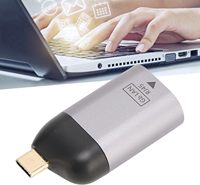 HANTAI HT-121 USB-C DP/MDP/VGA/RJ45 Konverter aus Aluminiumlegierung mit Kurzschluss-Schutz, Plug-and-Play, DC, Brandneu, für Laptops und Mobilgeräte