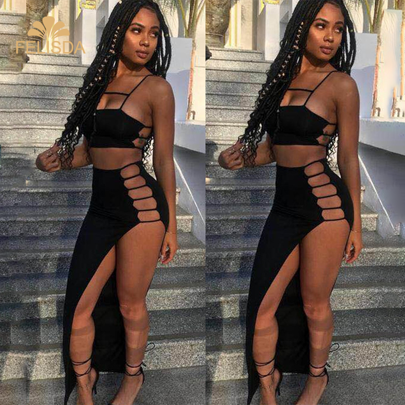 High Quality Club Party Hollow Out Sexy Bandage Black Dresses Long Skirt  Casual Dress Women 2020 - Buy New Arrival Party Casual Dresses Women Dresses  Sexy Summer Dress Lady Elegant Clothes Women