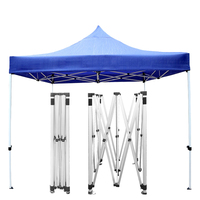 Tente pliante de marché en plein air, cadre de tente pliante d'usine, tente portable pliante pour salon professionnel