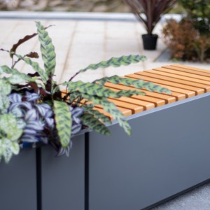 <span class=keywords><strong>Jardinière</strong></span> esthétique avec siège, banc en <span class=keywords><strong>bois</strong></span> avec <span class=keywords><strong>jardinière</strong></span> élégante <span class=keywords><strong>pour</strong></span> hôtel et espace public - Product Image 5