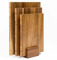 <strong>Best</strong> <strong>Selling</strong> Acacia Wood Cutting Board Set <strong>Book</strong> Shaped Cutting Board Set for Three Pieces