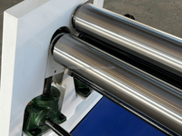 Machine à rouler les cônes asymétriques automatique, plieuse de tôles à 3 rouleaux ESR-2x1300 1.1KW 2mm 1300mm en acier inoxydable