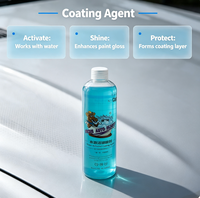 Agent de revêtement activé par l'eau, protecteur de peinture automobile et de verre, booster de brillance hydrophobe, spray anti-poussière, entretien automobile