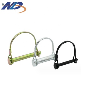 NLD Carbon Steel Galvanize Quick Release Clevis <strong>Round</strong> Wire Pull Ring Catch <strong>Spring</strong> D-Type Lock <strong>Pin</strong> - Product Image 4