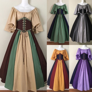 Disfraz Medieval de Palacio para Mujer, Vestido de Navidad Vintage Victoriano con Cordones, Túnica Larga para Fiesta de Carnaval - Product Image 2