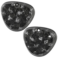 Pour Pièces de Moto Simson S50 S51 S53 - Cache Latéral Carré en Fibre de Carbone 100% - Protection de Réservoir et Batterie - Forge