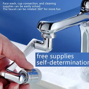 <span class=keywords><strong>Rubinetto</strong></span> splash head <span class=keywords><strong>rubinetto</strong></span> universale girevole a 1440 gradi <span class=keywords><strong>con</strong></span> estensione di rotazione per lavello da cucina del bagno - Product Image 3